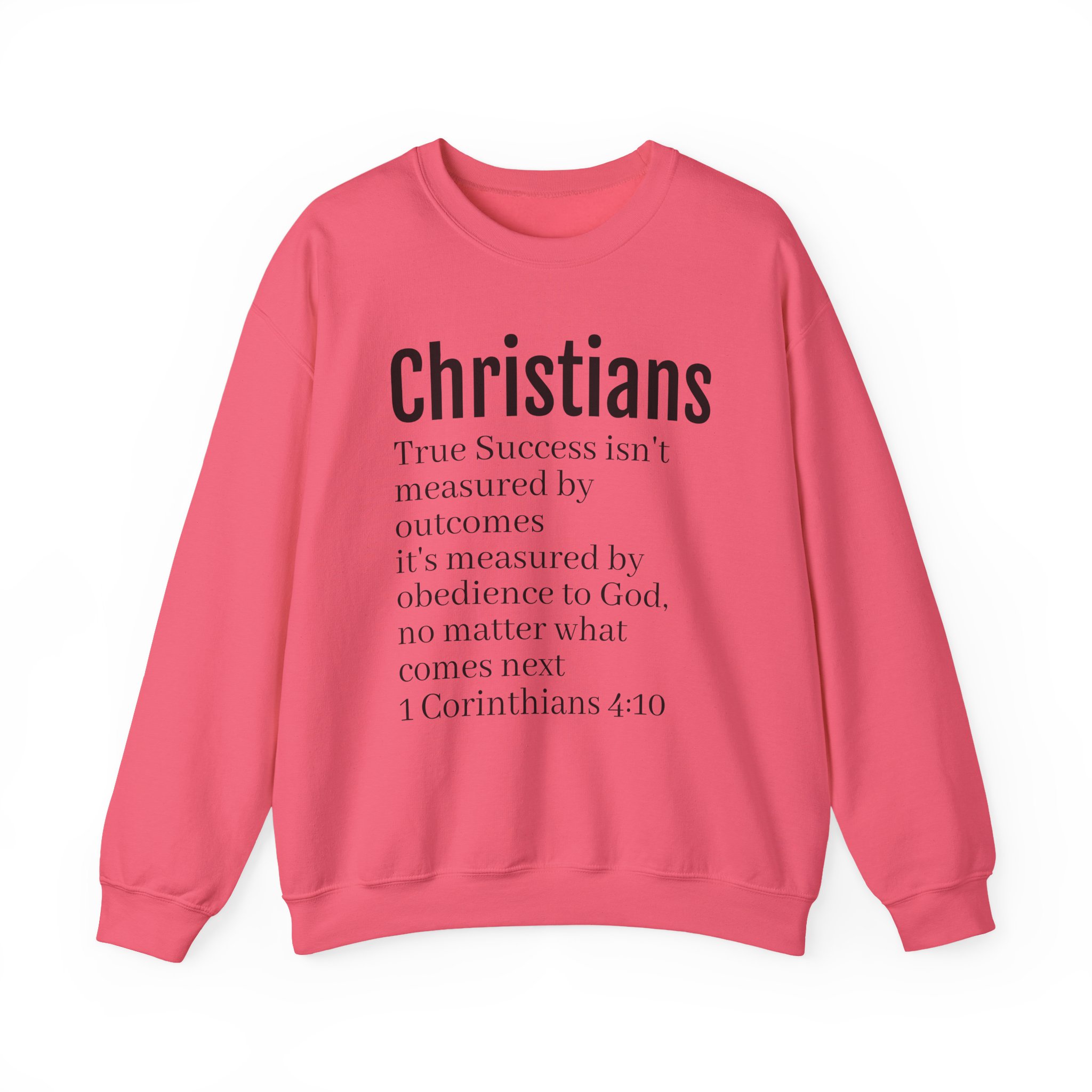 Christians Scripture Quote Sweatshirt | 1 Corinthians 4:10 Faith Crewneck - Image 43