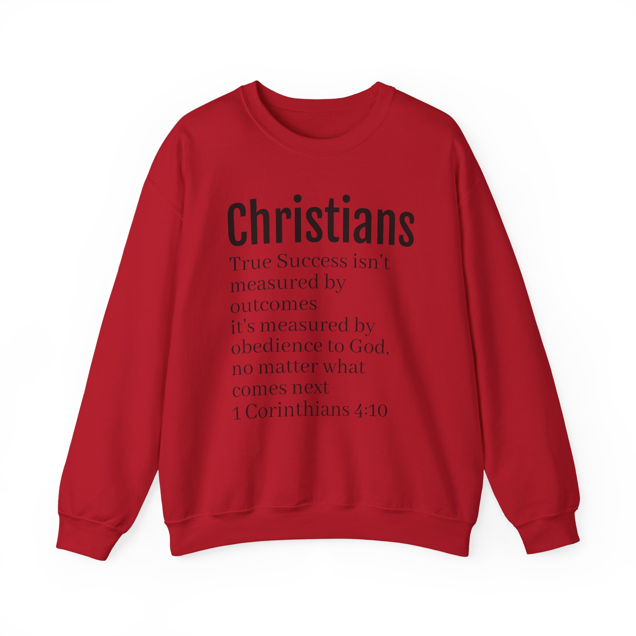 Christians Scripture Quote Sweatshirt | 1 Corinthians 4:10 Faith Crewneck - Image 46