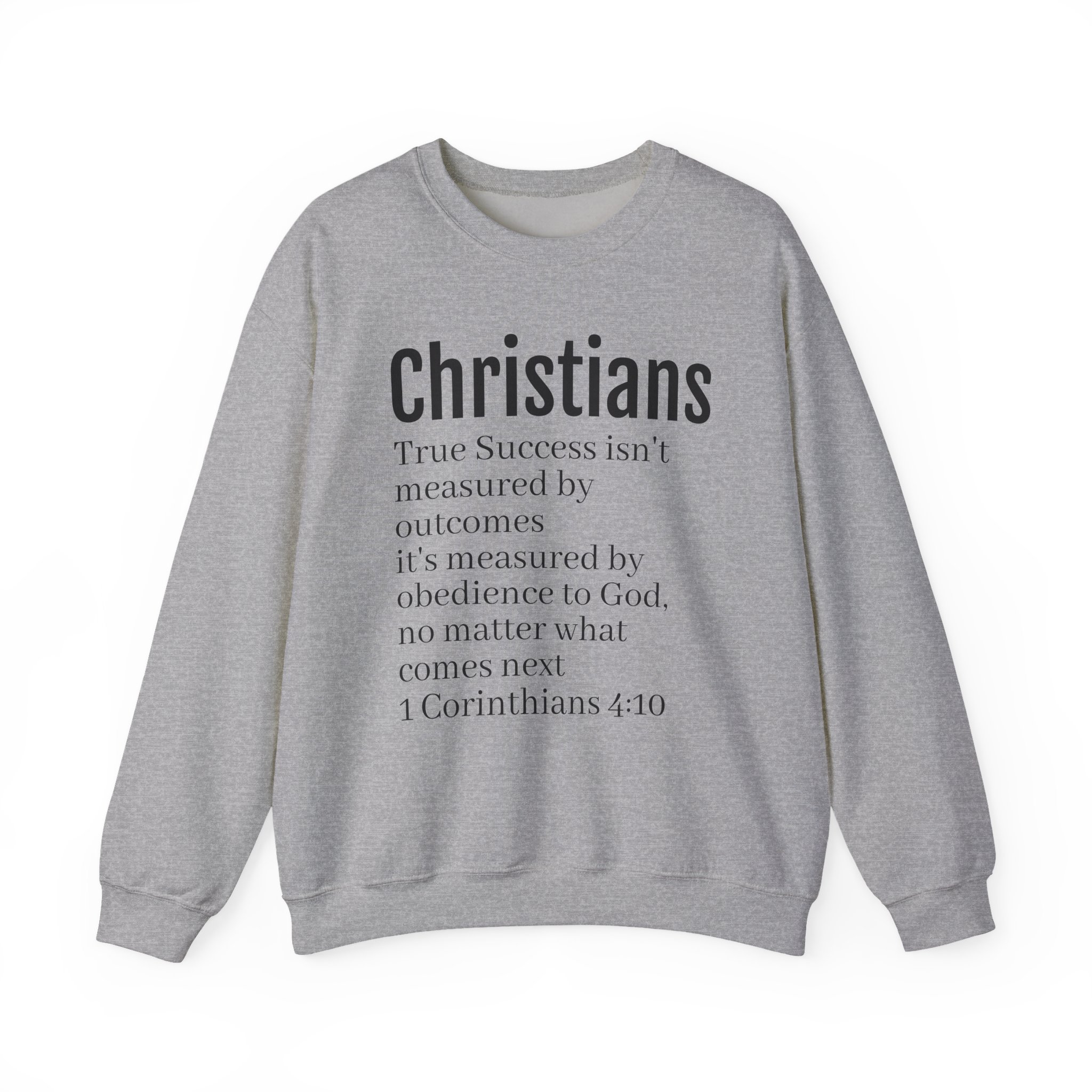 Christians Scripture Quote Sweatshirt | 1 Corinthians 4:10 Faith Crewneck - Image 17