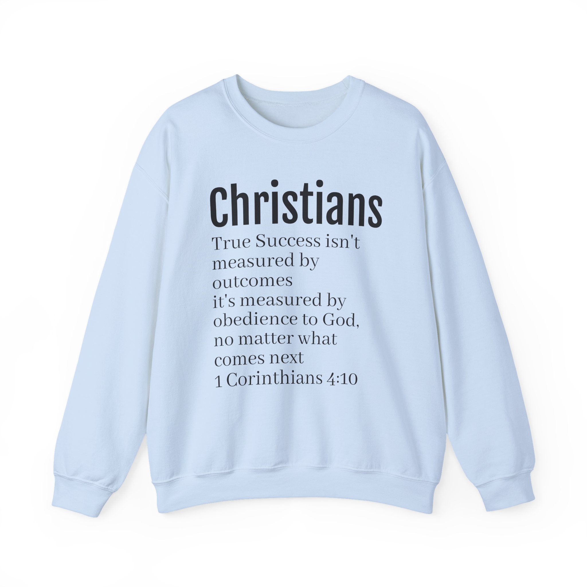 Christians Scripture Quote Sweatshirt | 1 Corinthians 4:10 Faith Crewneck - Image 31