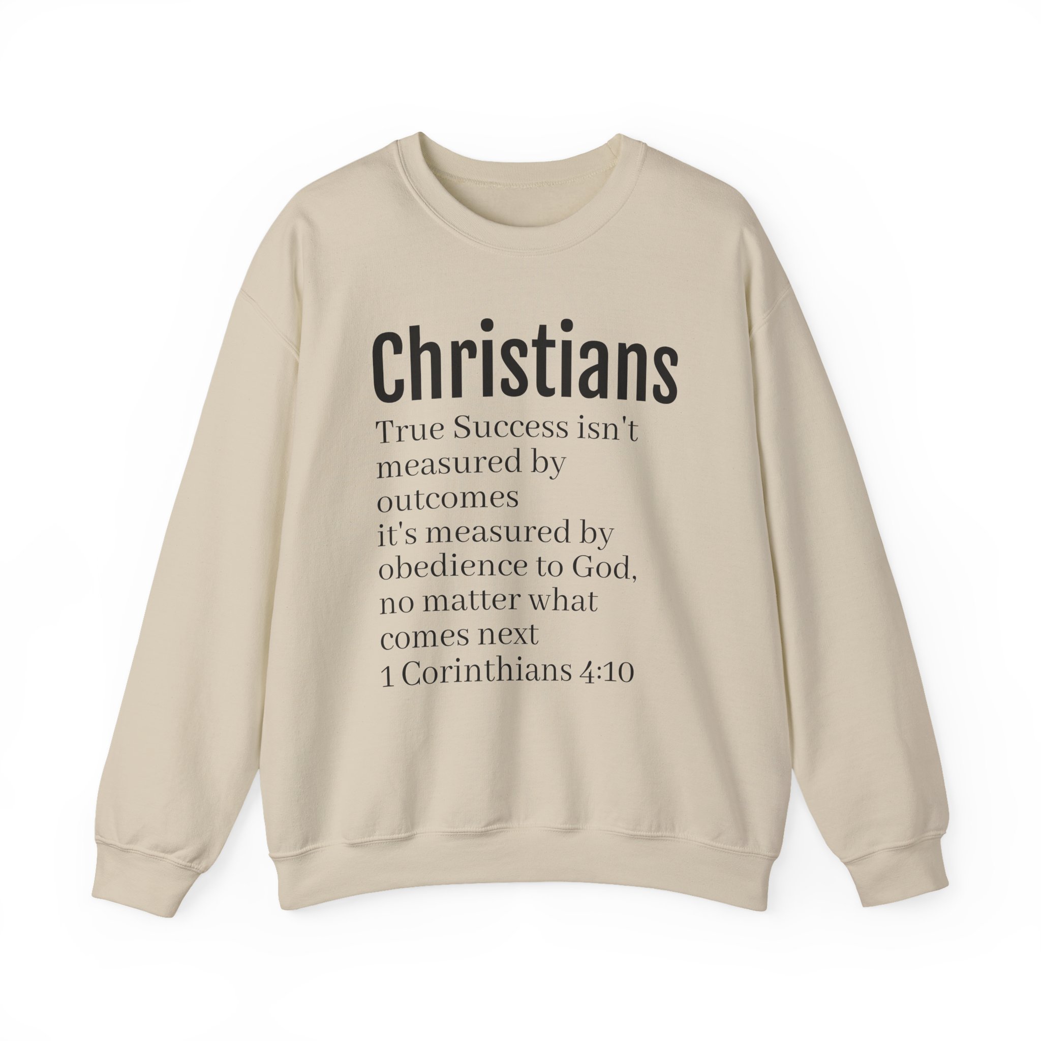 Christians Scripture Quote Sweatshirt | 1 Corinthians 4:10 Faith Crewneck - Image 14