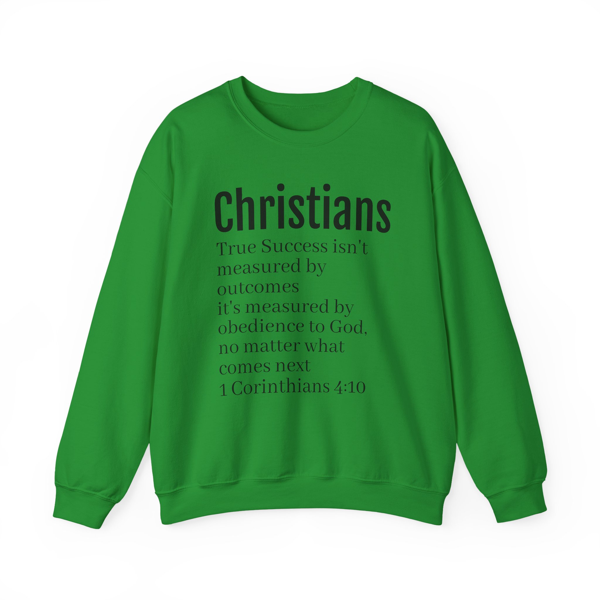Christians Scripture Quote Sweatshirt | 1 Corinthians 4:10 Faith Crewneck - Image 28